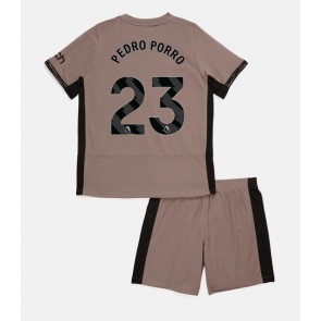 Tottenham Hotspur Pedro Porro #23 Replika Babytøj Tredje sæt Børn 2023-24 Kortærmet (+ Korte bukser)